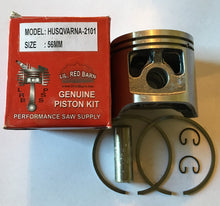 Load image into Gallery viewer, Compatible with Husqvarna 2100, 2101, 1100 Piston Kit 56MM, Replaces Part # 503488703