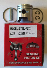Load image into Gallery viewer, Stihl FS72, FS74, FS76 33MM Trimmer Piston Replaces Stihl Part # 4133-034-0500