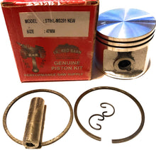 Load image into Gallery viewer, Stihl Ms291 Piston Kit 47mm Part # 1141-030-2004 Fits Saws That Use The Round Intake Boot and Clamp