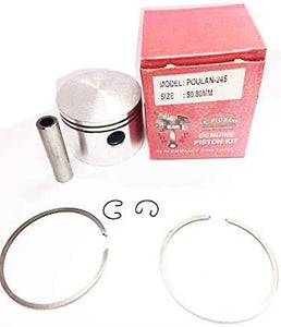 Poulan 245, 245a Piston Kit 50.8mm, Replaces Part # 23253