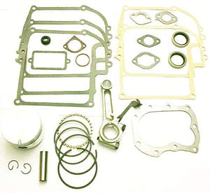 Fits Briggs & Stratton 8hp Model Ranges 190400 Through 196799 Engine Overhaul Rebuild Kit with Piston,Rings, Connecting Rod, Gaskets, and Seals