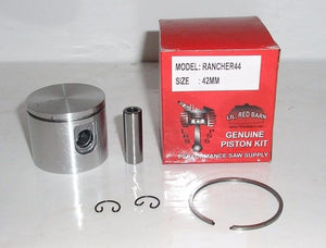 Compatible with Husqvarna 44 Rancher Piston Kit, 42MM, Replaces Part # 501678801