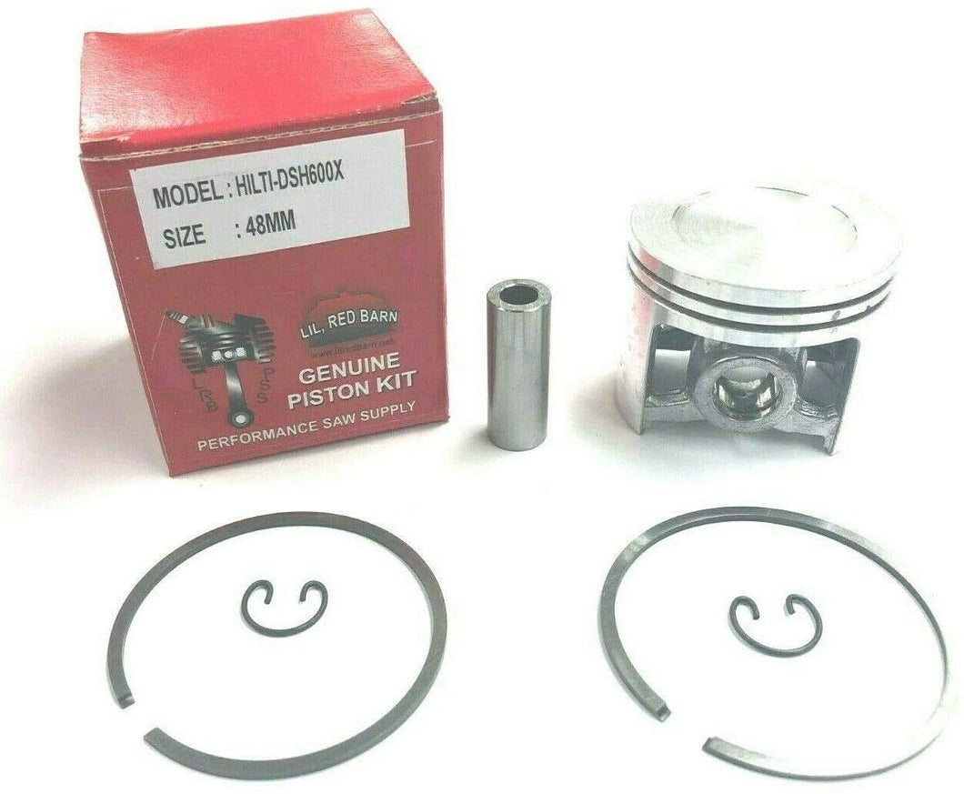 Piston Kit Fits Hilti DSH600 Concrete Saws, 48mm Kit, Replaces Hilti Part # 2165243 Two Day Standard Shipping To All 50 States!