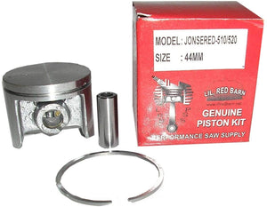 Jonsered 510, 520SP, 525 Piston Kit 44mm, Replaces Part # 504410009