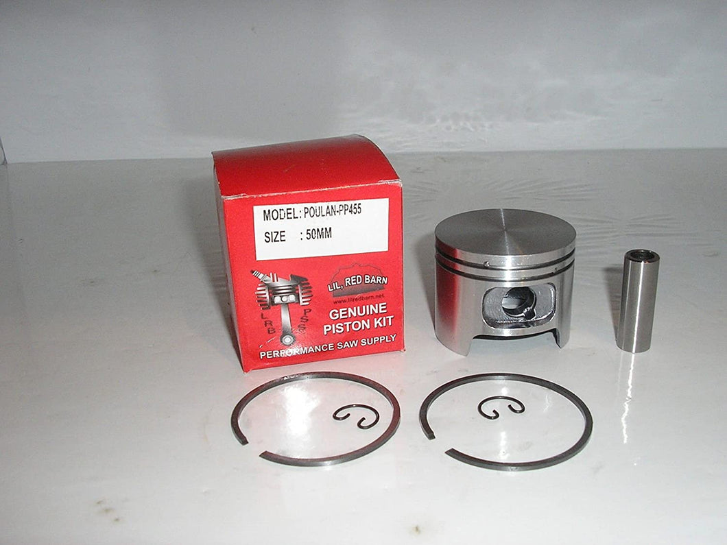 Poulan 455, PP455 Piston Kit, 50MM, Replaces Poulan Part # 507476558