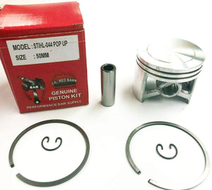 Pop Up Piston Kit Fits Stihl 044,MS440 50mm Chainsaws 12mm Piston Pin Replaces Stihl # 1128 030 2015 Two Day Standard Shipping to All 50 States