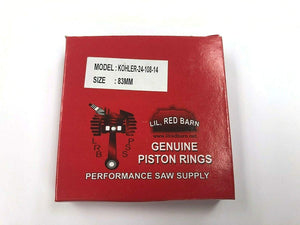 2 Sets of Piston Rings for Kohler Engines Replaces Kohler Part# 24-108-14-s and 2410814s, 83mm Fits Ch25, Ch26, Ch730, Ch735, and Others