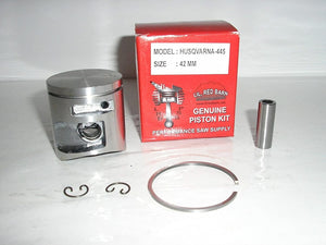 Husqvarna 445 Piston Kit, 42mm, Replaces Husqvarna Part # 544088403