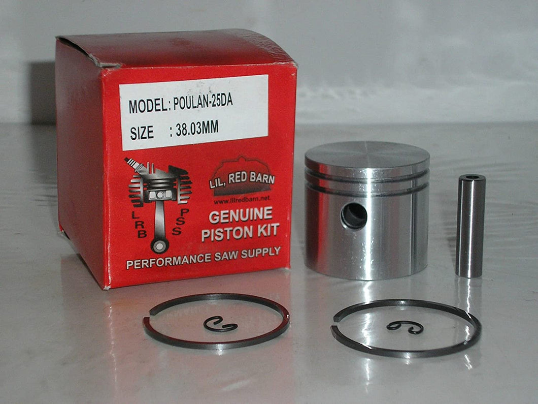 Poulan 25DA, 25S, XXV Piston Kit, Replaces Part # 530069298 Two Day Standard Shipping to All 50 States!