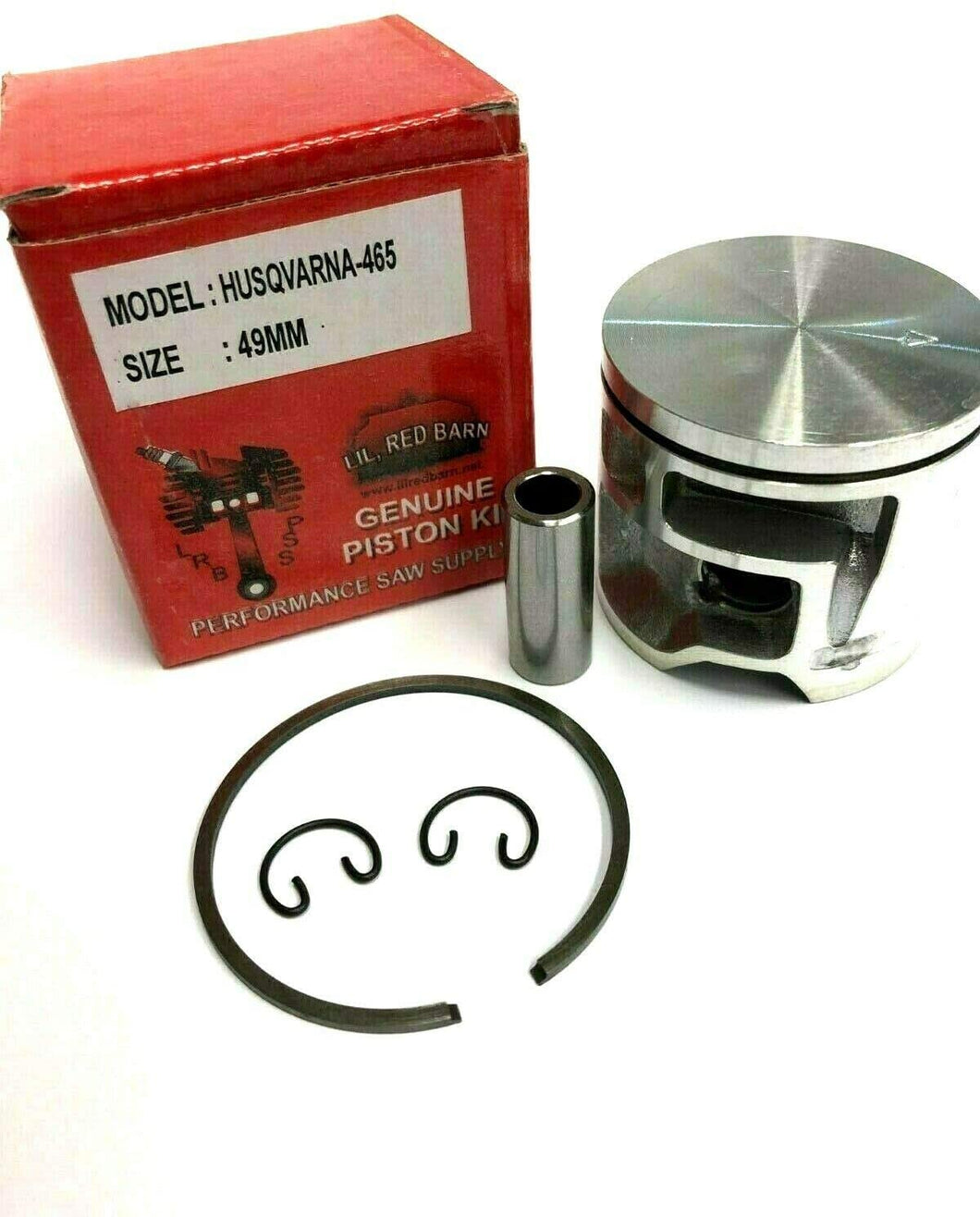 Piston Kit Fits Husqvarna 465 Chainsaw, 49mm, Replaces Husqvarna Part # 586741602