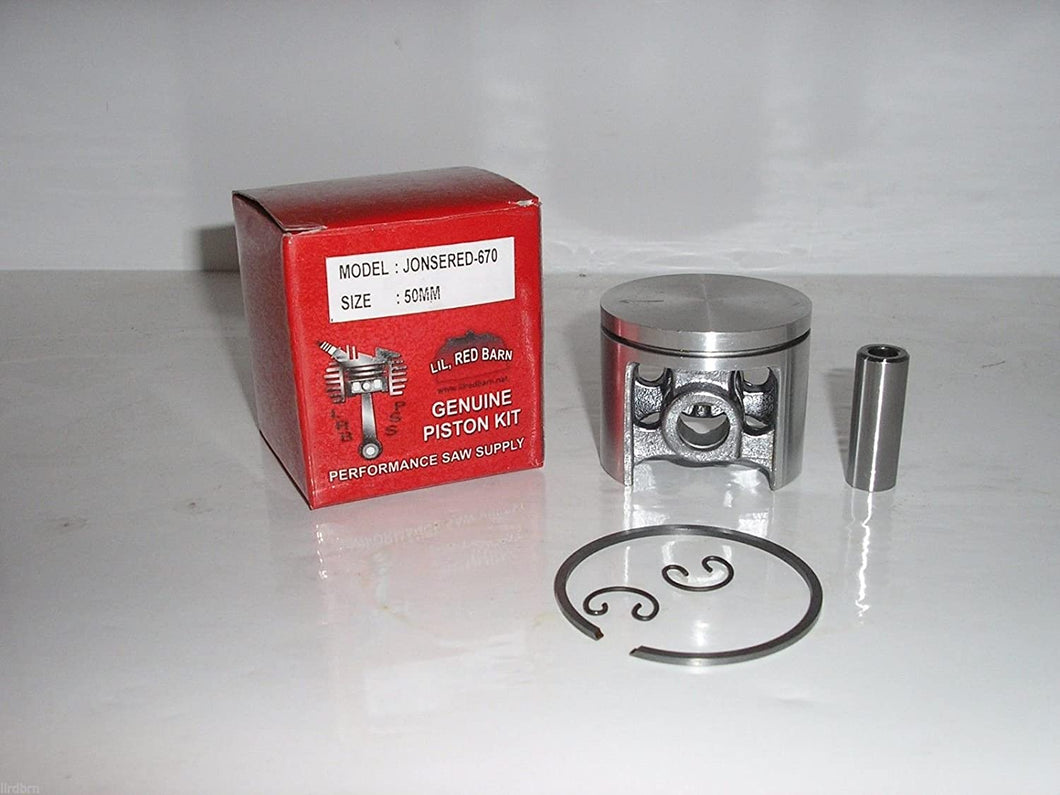 Jonsered 670, 670 Champ, 670 Super Piston Kit 50mm, Replaces Part # 501659403