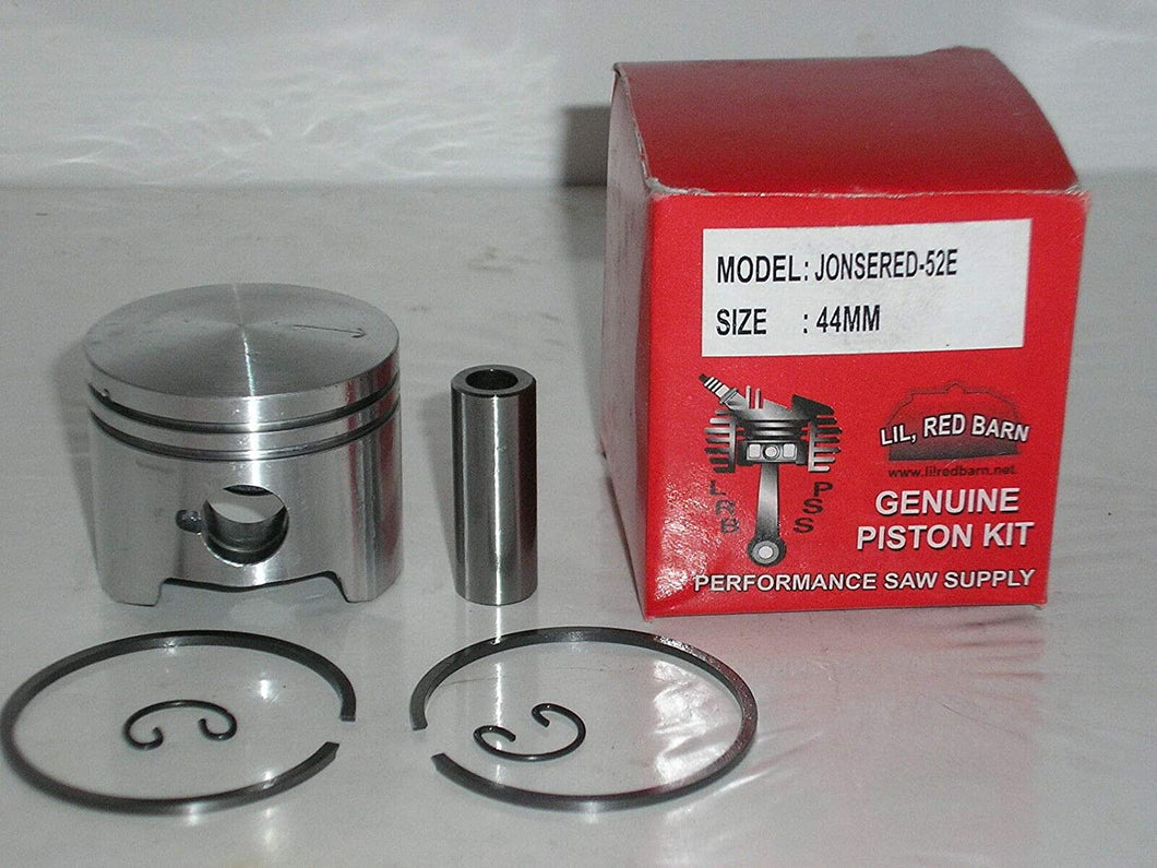 Piston Kit Fits Jonsered 52E, 52, 51, 50, 49SP Chainsaws, Replaces Jonsered Part # 504 Two Day Standard Shipping to All 50 States!