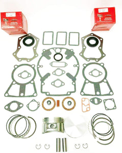 Engine Rebuild Kit Fits Kohler KT17, M18, MV16 Gasket Set, Includes Pistons & Rings