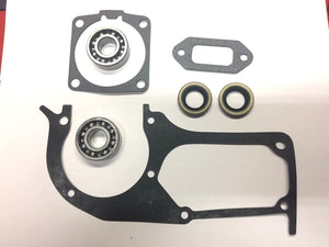 Compatible with Husqvarna 395xp, 395, 394xp, 394 Engine Gasket Kit with Seals & Bearings