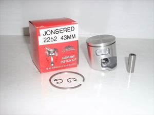 Jonsered 2252, CS2252, Piston Kit 43mm Replaces Part Husqvarna # 577047002