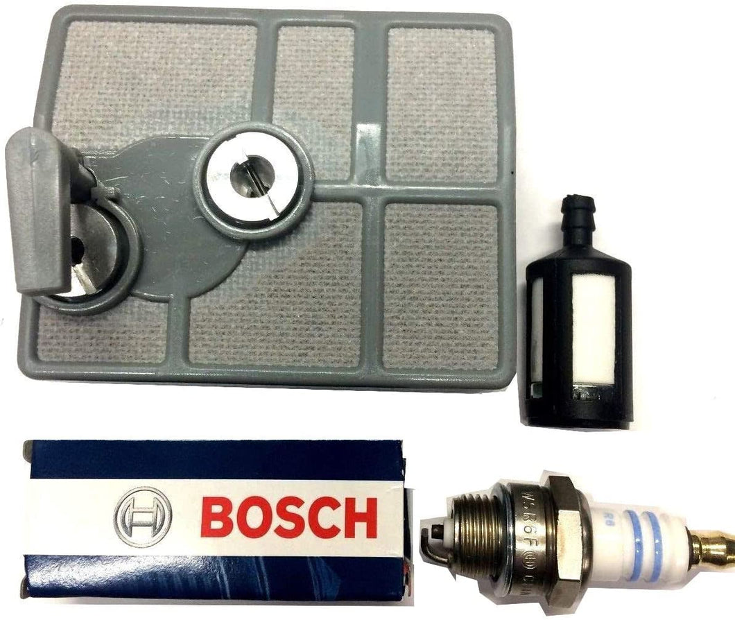 Stihl 031, 031AV,030,032 Chainsaw Tune Up Kit Includes New Air & Fuel Filter and Spark Plug 2 Day Standard Shipping to All 50 States!