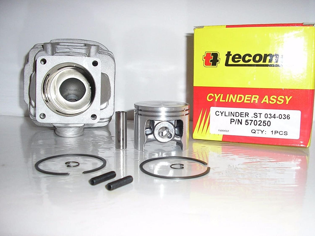 Stihl 034, 034AV, 034 Super, 036 Cylinder Kit 48mm Replaces Stihl Part # 1125-020-1204 Installation Instructions Included