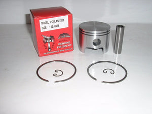 Poulan 5200, 5400 Piston Kit 52.4MM, Replaces Poulan Part # 530022126