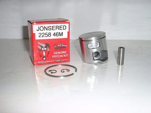 Piston Kit Fits Jonsered CS2258, CS2260 Chainsaws, 46mm, Replaces Jonsered Part # 5052155502 Two Day Standard Shipping to All 50 States!