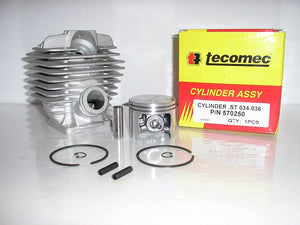 Stihl 034, 034AV, 034 Super, 036 Cylinder Kit 48mm Replaces Stihl Part # 1125-020-1204 Installation Instructions Included
