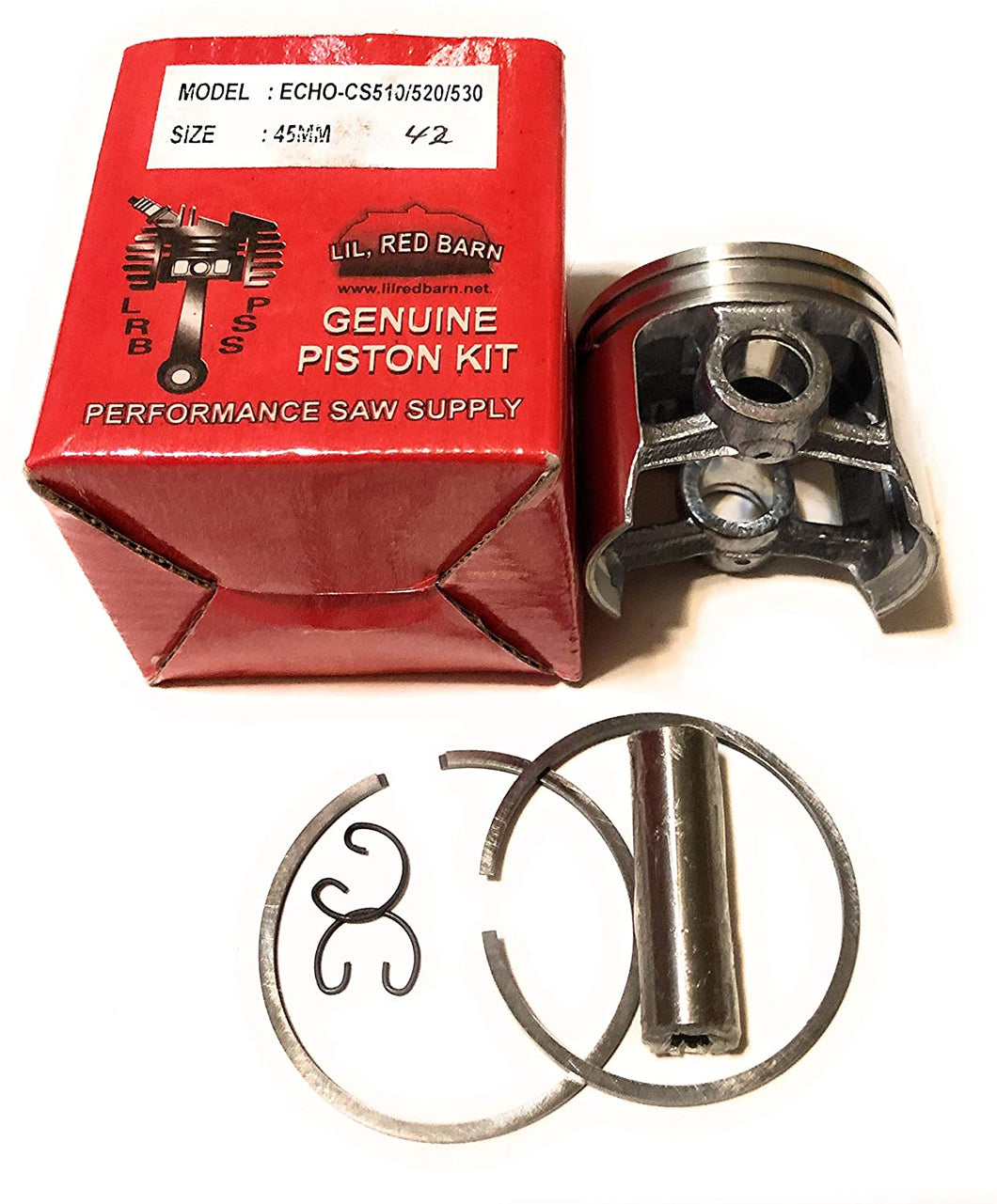 Echo CS510, CS520, CS530 Chainsaw Piston Kit, 45MM, Replaces Echo Part # P021006153