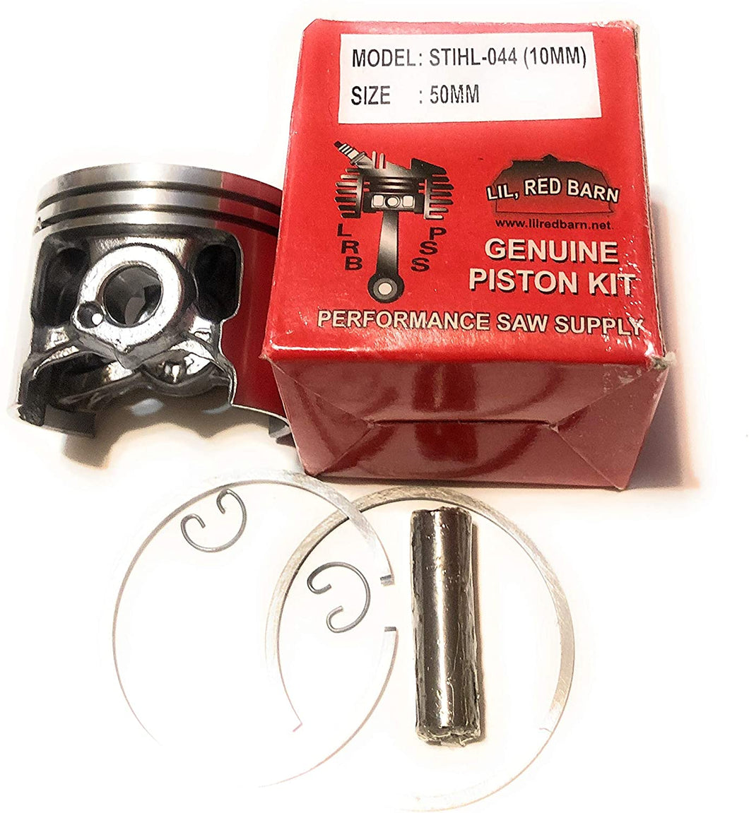 Stihl 044 Piston Kit 50mm Kit, 10mm Piston Pin Replaces Stihl 1128 030 2000 2 Day Standard Shipping to All 50 States!