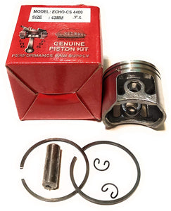 Piston Kit Fits Echo CS4400 Chainsaw, 43MM, Replaces Echo Part #10000038930, 10000038932