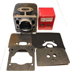 Compatible with Husqvarna 150BT,350BT Leaf Blower Piston and Cylinder Kit 44mm,  Includes Cylinder, Intake, and Exhaust Gasket